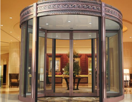 天水谈一谈为什么酒店在夏冬季喜欢用旋转门?